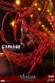 Venom: let there be carnage figurine movie masterpiece series pvc 1/6 carnage deluxe ver. 43 cm