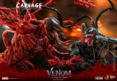 Venom: let there be carnage figurine movie masterpiece series pvc 1/6 carnage deluxe ver. 43 cm