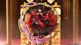 Date a bullet statuette pvc 1/7 kurumi tokisaki: pigeon blood ruby dress ver. 33 cm