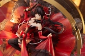 Date a bullet statuette pvc 1/7 kurumi tokisaki: pigeon blood ruby dress ver. 33 cm