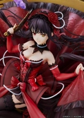 Date a bullet statuette pvc 1/7 kurumi tokisaki: pigeon blood ruby dress ver. 33 cm