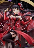 Date a bullet statuette pvc 1/7 kurumi tokisaki: pigeon blood ruby dress ver. 33 cm