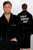 Friends - ugly naked guy - peignoir en flanelle