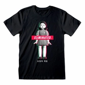 Squid game t-shirt elimination doll (l)