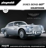 Movie cars - james bond aston martin db5 edition goldfinger playmobil