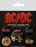 Ac/dc - pack de 5 badges