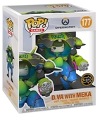 Funko pop! super: overwatch - d.va with meka 6" (nano cola) super sized pop! - us exclusive