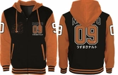 Naruto - naruto 09 - jacket varsity homme (m)