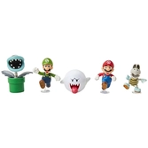 Pack 5 figurines mario boo! 10cm
