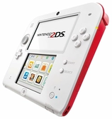 Console 2DS blanc & rouge New Super Mario Bros 2