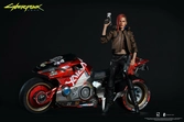 Cyberpunk 2077 figurines v female & yaiba kusanagi set