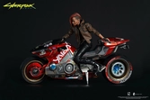Cyberpunk 2077 figurines v female & yaiba kusanagi set