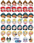Disney emoji princess emotions - mini poster
