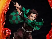 Demon slayer: kimetsu no yaiba statuette 1/8 tanjiro kamado 28 cm