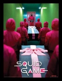 Squid game -  poster encadré – (corridor) - 30cm x 40cm