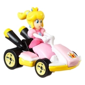 Mario kart hot wheels véhicule métal 1/64 princess peach (standard kart) 8 cm