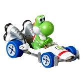 Mario kart hot wheels véhicule métal 1/64 yoshi (b dasher) 8 cm