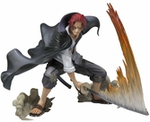 Figurine One Piece Red-Haired Shanks Battle version - 12 cm