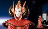 Star wars statuette porcelaine queen amidala in throne room 55 cm
