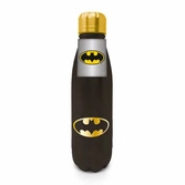 Batman - petite bouteille en métal noire et dorée 540ml