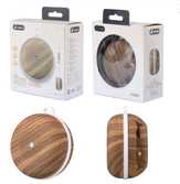 Mini enceinte bluetooth 3w/fm/tf f3996-bois foncé