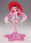 Vocaloid statuette pvc sakura miku 2nd season new written japanese umbrella ver. 20 cm
