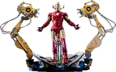 Figurine Hot Toys Iron Man Mark IV with Suit-Up Gantry articulée