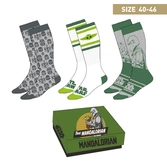Star wars - the mandalorian - pack de 3 paires de chaussettes (p40-46)