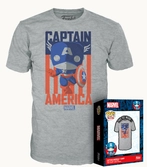 Marvel  pop! tees t-shirt captain america (s)