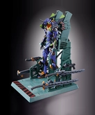 Neon genesis evangelion figurine diecast metal build eva-01 test type 22 cm