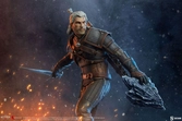 The witcher 3: wild hunt statuette geralt 42 cm
