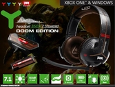 Casque Gaming Noir Y-350X 7.1 "Doom Edition"