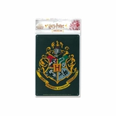 Harry potter panneau métal hogwarts logo 15 x 21 cm