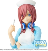 The quintessential quintuplets 2 statuette pvc spm miku nakano nurse ver. 21 cm