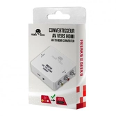 Av vers hdmi: convertisseur hdmi pour snes, megadrive, wii, game cube...