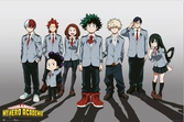 My hero academia - uniform version - poster 61x91cm
