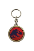 Jurassic park porte-clés métal logo 7 cm