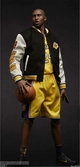 Nba collection figurine real masterpiece 1/6 kobe bryant (black mamba) 33 cm