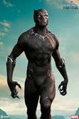 Marvel statuette premium format 1/4 black panther 67 cm