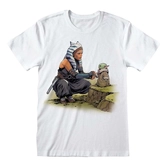 Star wars the mandalorian t-shirt ashoka grogu (m)