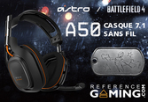 Casque Astro A50 Wireless + MixAmp TX Dolby 7.1 Battlefield 4