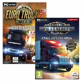 American Truck Simulator + Euro Truck 2 Simulator Gold Edition - PC