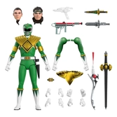 Mighty morphin power rangers figurine ultimates green ranger 18 cm - Figurines articulées