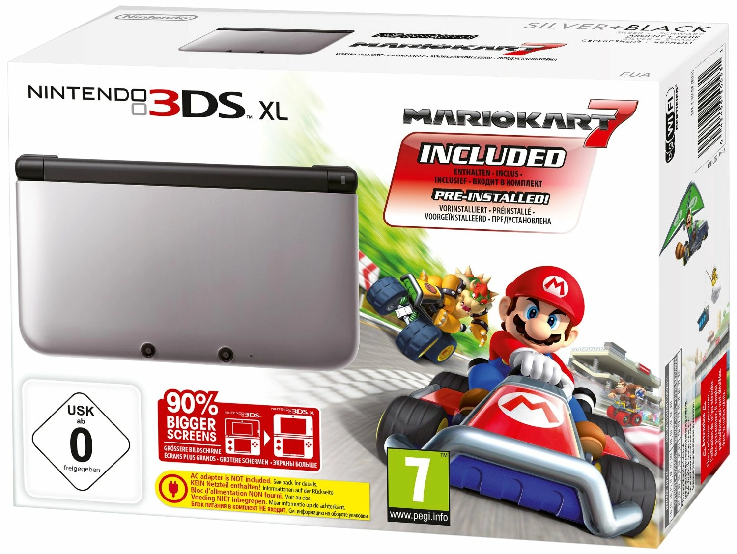 Console 3DS XL Grise + Mario Kart 7