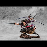 One piece statuette excellent model p.o.p. sa-maximum roronoa zoro ver. demon spirit kyuutouryuu asura 17 cm