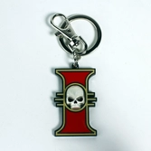 Warhammer 40k - porte-clefs en métal emblème de l'inquisition