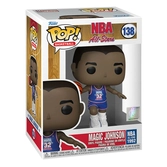 Nba legends pop! basketball vinyl figurine magic johnson (blue all star uni 1991) 9 cm - Figurines PoP!