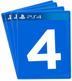 Lots 4 jeux vidéo - PS4