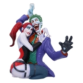Dc comics buste the joker avec harley quinn 37 cm