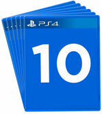 Lots 10 jeux vidéo - PS4